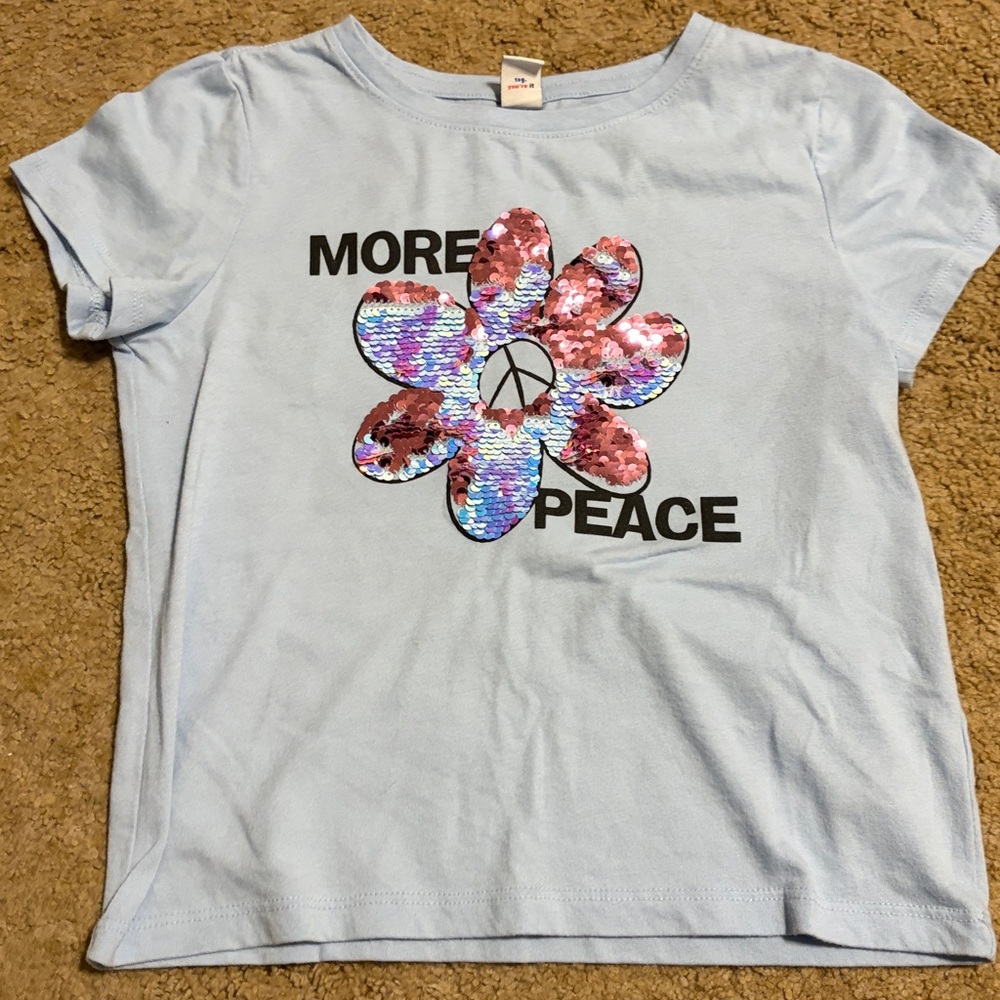Old Navy Sequined Flower Tshirt